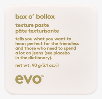 Evo Box O Bollox Texture Paste 90ml - Ivory, HD Png Download, Free Download