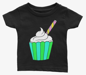 Cute Cupcake Infant Tee - Illustration, HD Png Download, Free Download