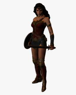 Gal Gadot Wonder Woman By Caplagrobin - Woman Warrior, HD Png Download, Free Download