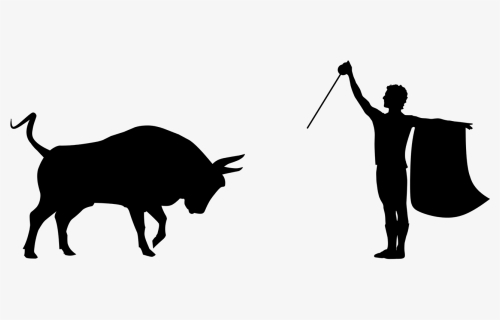 Bull Silhouette Png, Transparent Png, Free Download
