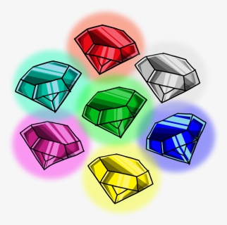 Sonic 7 Chaos Emeralds, HD Png Download, Free Download
