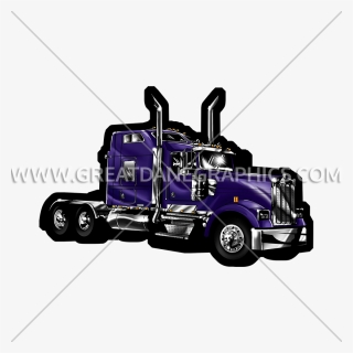Peterbilt Vector 10 Wheeler Truck - Trailer Truck, HD Png Download, Free Download