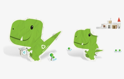 Brand Mascot Design Illustration Dinosaur Scrap Paper - Frog, HD Png Download, Free Download