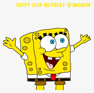 Collection Of Free Drawing Spongebob Face Download - Spongebob Happy Face Transparent, HD Png Download, Free Download