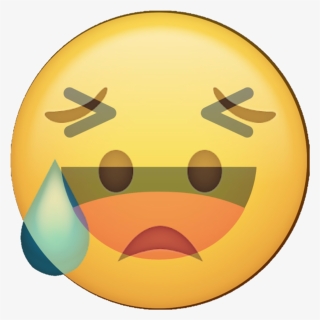 Sad Cry Emoji Png, Transparent Png, Free Download