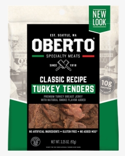 Obt Turkey Tenders 3d 0219 V2 - Oberto Beef Jerky Bacon, HD Png Download, Free Download