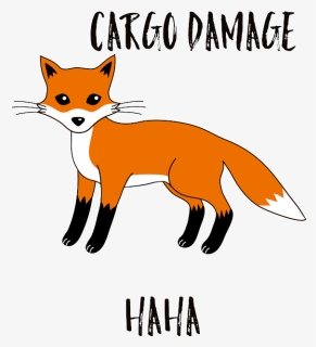 Cargo Damage      Haha - Transparent Background Fox Clipart, HD Png Download, Free Download