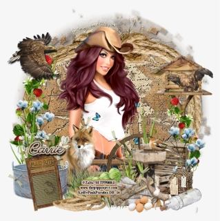 Country Girl Spring Snags - British Longhair, HD Png Download, Free Download