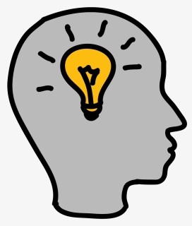 Brainstorm Skill Icon - Brain Lightbulb Clipart, HD Png Download, Free Download