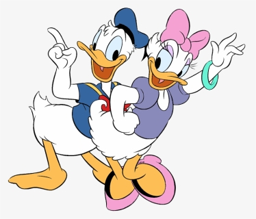 Donald & Daisy Duck Clip Art - Donald Et Daisy Disney, HD Png Download, Free Download