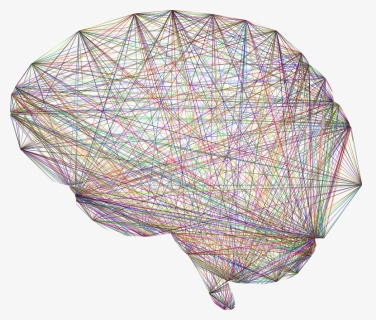 Geometric Connections Brain Chromatic - Connections In Brain Transparent, HD Png Download, Free Download