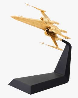 X-wing Starfighter Limited Edition 8” Gilt Pewter Statue - Model Aircraft, HD Png Download, Free Download