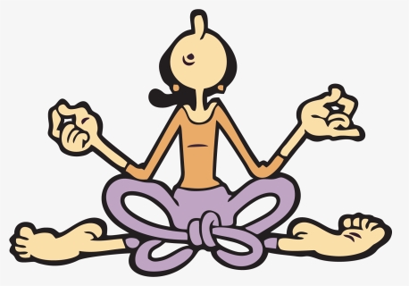 Olive Oyl Popeye Yoga T Shirt, HD Png Download, Free Download