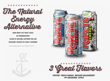Popeye Energy, HD Png Download, Free Download