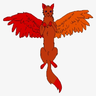 Wolf With Wings Flying, HD Png Download, Free Download