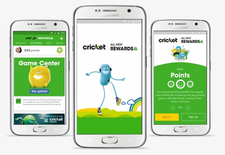 Cricket Rewards Transparent Background - Samsung Galaxy, HD Png Download, Free Download