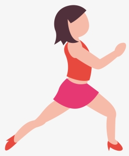 Girl Cartoon Arms And Legs Png - Women Sport Cartoon Png, Transparent Png, Free Download