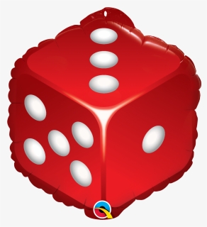 Red Dice Foil Balloon 11674 P - Balloon, HD Png Download, Free Download