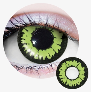 Green Wolf Contact Lenses, HD Png Download, Free Download