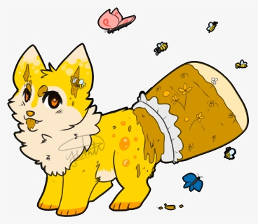 Honey Jar Dog Ota - Cartoon, HD Png Download, Free Download