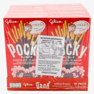 Glico Pocky Chocolate 47g Pack Of - Pocky, HD Png Download, Free Download