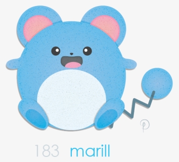 Pikablu- I Mean Marill  haha, So Way Way Back Before - Stuffed Toy, HD Png Download, Free Download