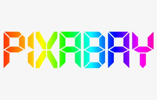 Pixabay Logo Rainbow Free Photo - Graphic Design, HD Png Download, Free Download