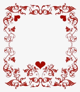 Valentines Day Border - Borders Valentine Day Transparent, HD Png Download, Free Download