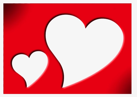 Heart Valentine Frame Png Free Download - Valentines Day Frames Png, Transparent Png, Free Download