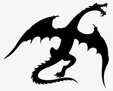 Flying Dragon Game Of Thrones Vector Clipart , Png - Flying Dragon Silhouette, Transparent Png, Free Download