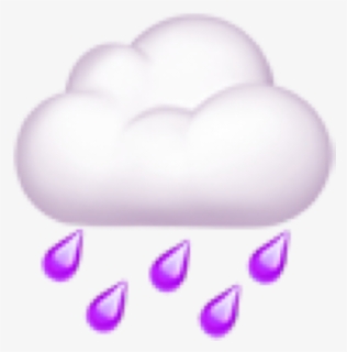 Emoji Iphoneemoji Clouds Cloud Cloudemoji Rain Freetoed - Darkness, HD Png Download, Free Download