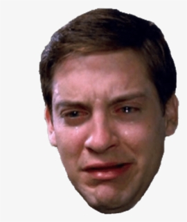 #faceemoji #face #crying #peterparker #spiderman - I M Sorry Crying Meme, HD Png Download, Free Download