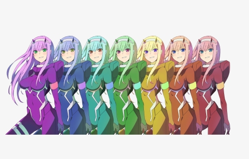 Zero Two Green Hair, HD Png Download, Free Download