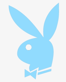 #blue #playboy #bunny #logo #freetoedit - Playboy Logo, HD Png Download, Free Download