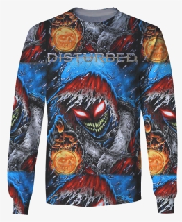3d Print Disturbed Rock Band Long Sleeve - Disturbed Christmas Shirt, HD Png Download, Free Download