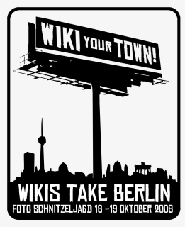 Wikis Take Berlin - Silhouette, HD Png Download, Free Download