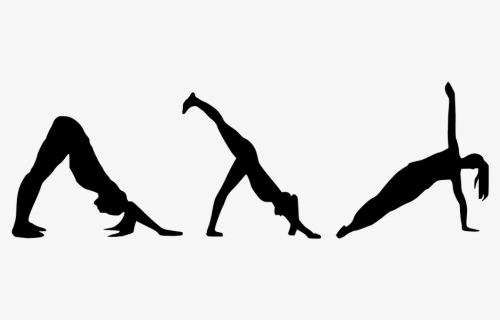Free Illustrations, Gymnastics, Meditation, Relaxation, - Silhouette, HD Png Download, Free Download