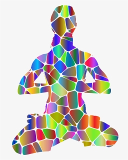 Female Yoga Pose 20 Silhouette Tiles Polyprismatic - Visual Arts, HD Png Download, Free Download