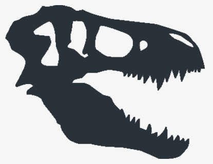 Transparent T Rex Silhouette Png - T Rex Skull Png, Png Download, Free Download