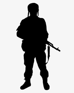 Soldier Silhouette Png, Transparent Png, Free Download