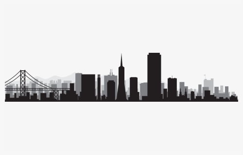 San Francisco Skyline Sil, HD Png Download, Free Download