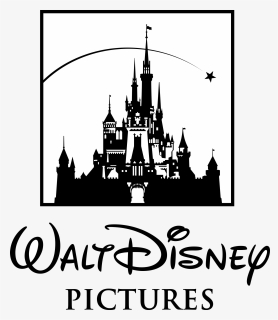 Cinderella Castle Disney Clipart Black And White Graphics - Castle Walt Disney Logo, HD Png Download, Free Download