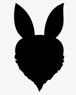 Bunny Silhouette Png, Transparent Png, Free Download