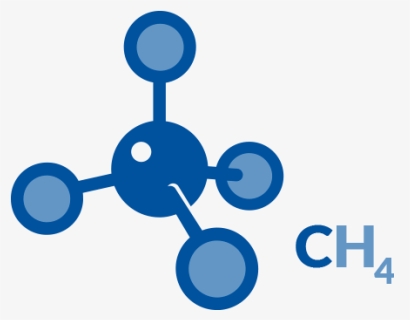Gas Clipart Gas Molecule - Natural Gas Molecule, HD Png Download, Free Download