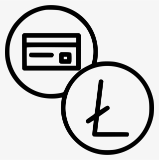 Online Currency Litecoin Banking - Credit Card Interest Rate Icon, HD Png Download, Free Download