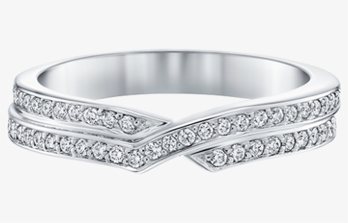 Tryst By Harry Winston, Full Micropavé Diamond Wedding - Engagement Ring, HD Png Download, Free Download