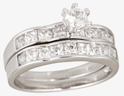 Silver Wedding Rings Png Download - Pre-engagement Ring, Transparent Png, Free Download