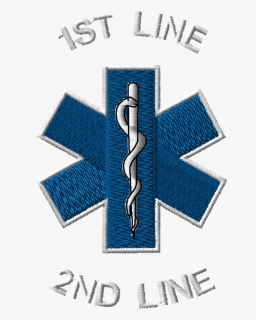 Deco Stk Emb Ems Star Of Life - Emergency Medical Services Logo Png, Transparent Png, Free Download