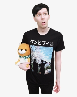 Some Transparents Of The New Merch Promo Pics For @echoisphantrash - Dan And Phil Blossom Shirt, HD Png Download, Free Download