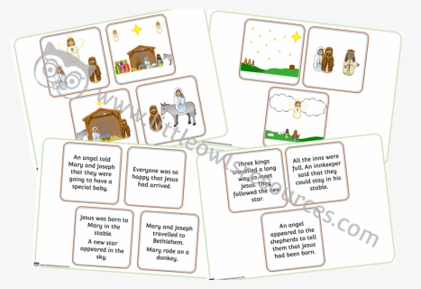 Nativity Story Cut And Sequence Coverc - Cartoon, HD Png Download, Free Download